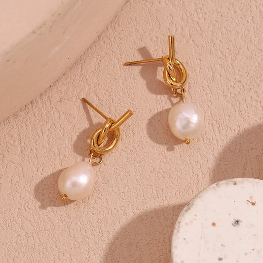 Knot & Pearl Drops