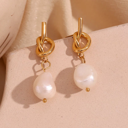 Knot & Pearl Drops