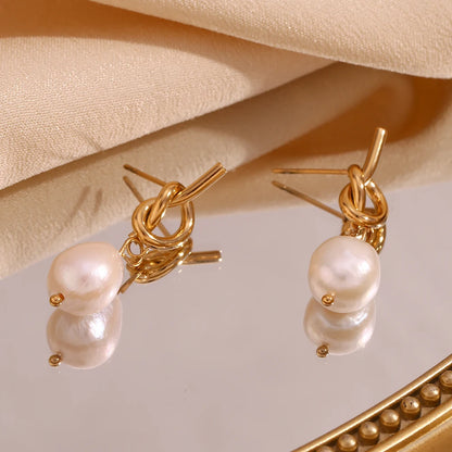 Knot & Pearl Drops