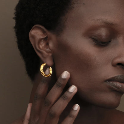 Aurelia Twist Hoops
